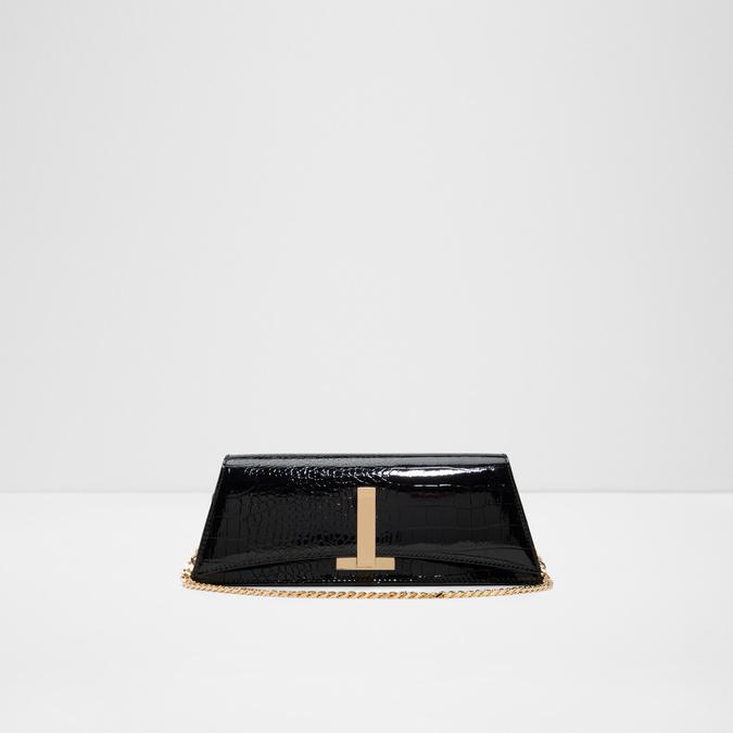 MMYCHAELA Black Overflow Women Clutch