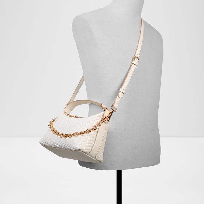 Paxtoni Women's White Shoulder Bag image number 3