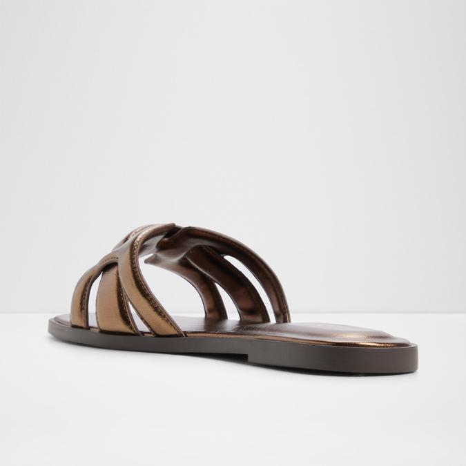 ELENARIAA-IN BRONZE Women Flat Sandals image number 2