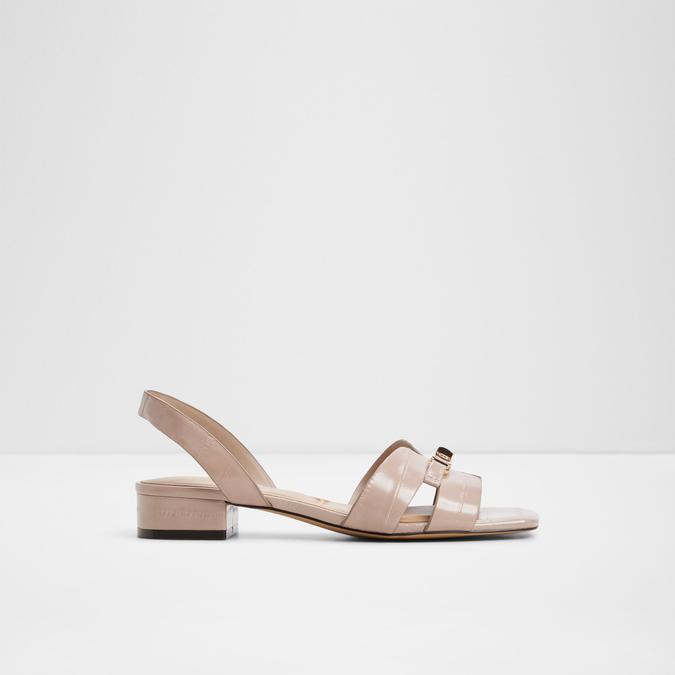 JAVAMINA-IN Taupe Women Block Heel Sandals
