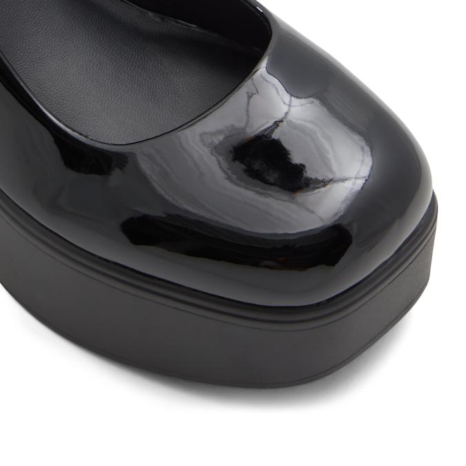 Call it Spring Tiilda Women's Black Block Heel Shoes image number 5