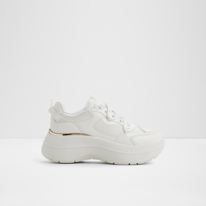 Andreea-In Women's White Sneaker Wedges