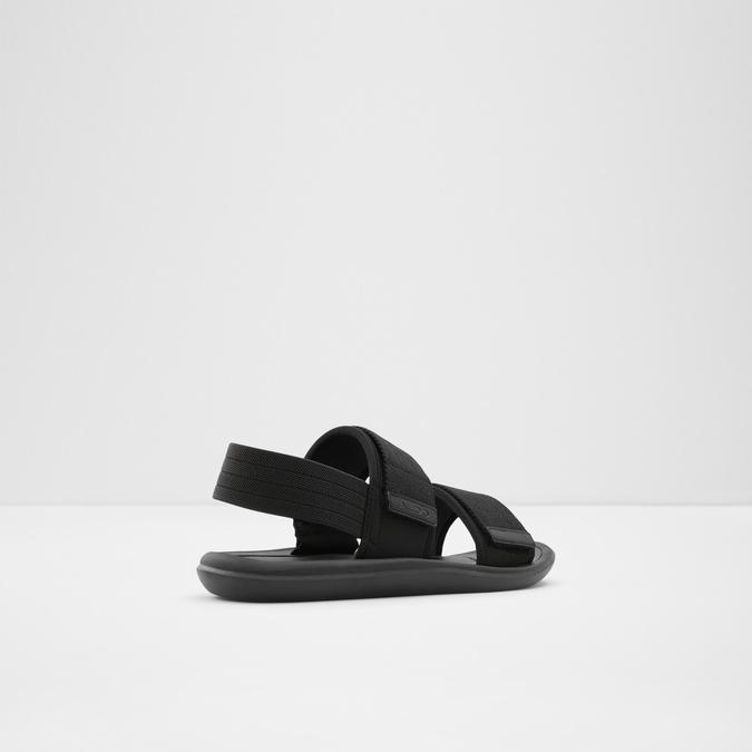 Hickes Men's Black Back Strap Sandals