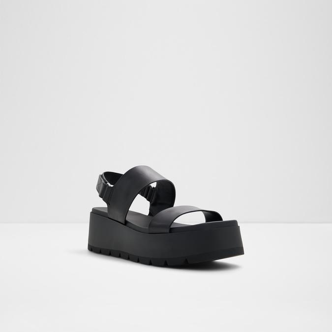 Thila-In Women's Black Wedges image number 4