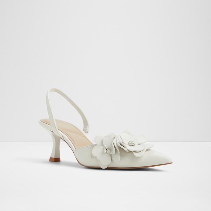 Leilania-In Women's White Pumps image number 4