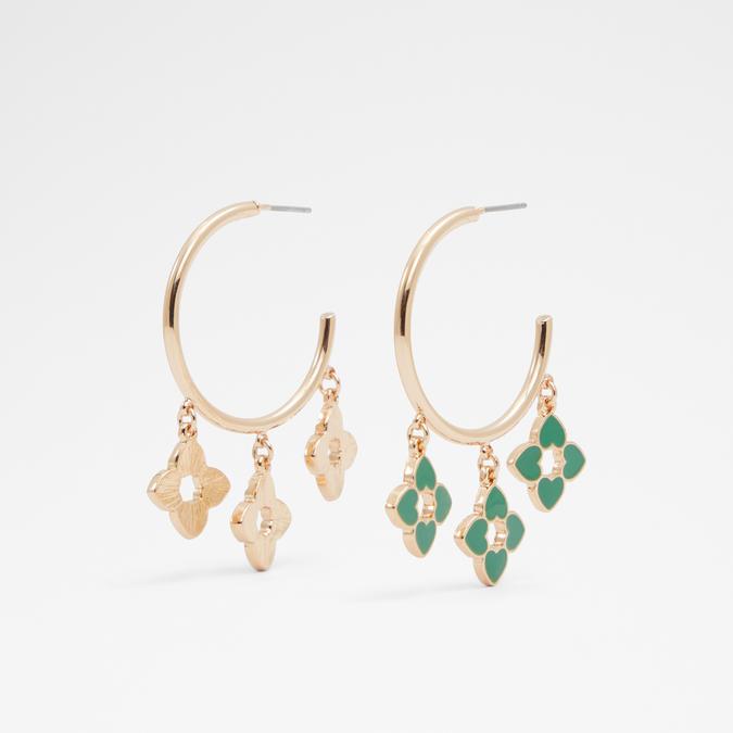 Zaligan Women Dark Green Earrings