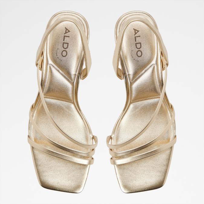 ATLANTICUS-IN GOLD Women Block heel sandals image number 5