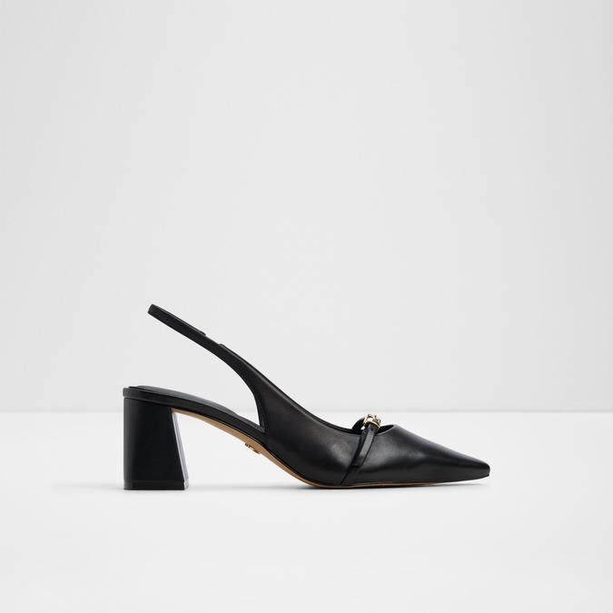 Skepper-In Women's Black Block Heel Shoes