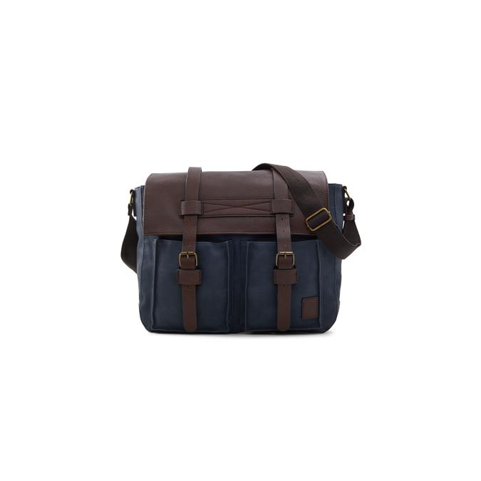 Louros Men's Navy Messenger