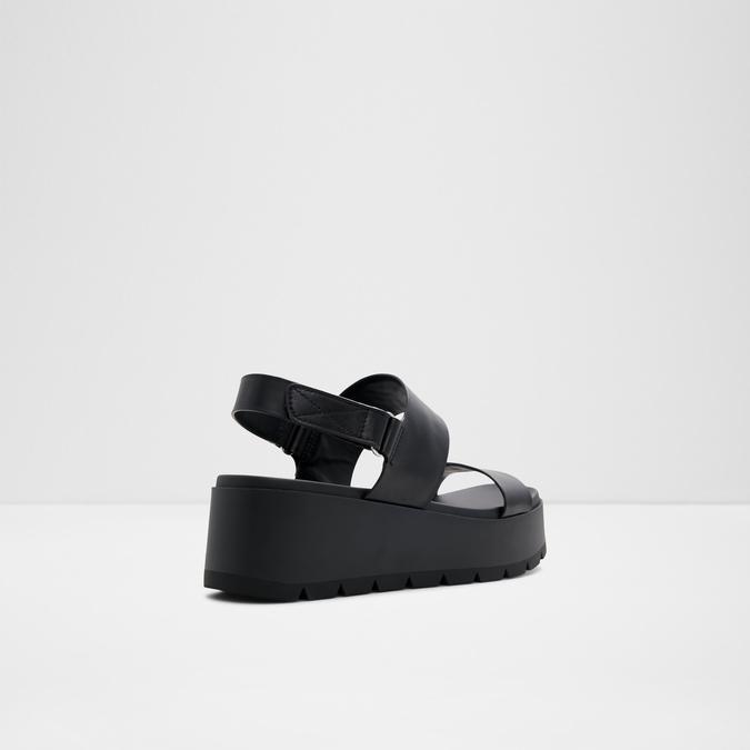 Thila-In Women's Black Wedges image number 2