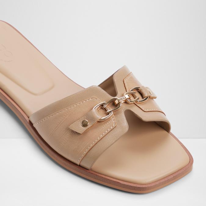 ALOA-IN BEIGE Women Flat Sandals image number 3