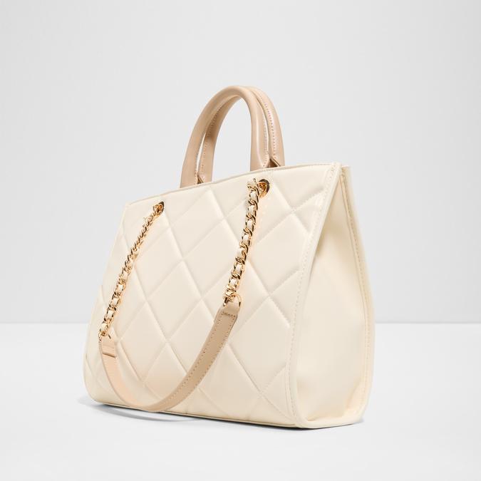 RAEYNA Open Beige Women Tote