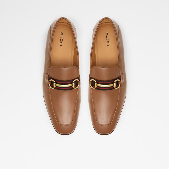 Heliothis Men's Cognac Dress Loafers