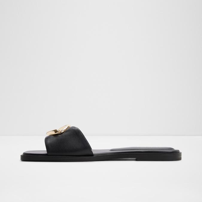 BIGGIN BLACK Women Flat Sandals image number 2