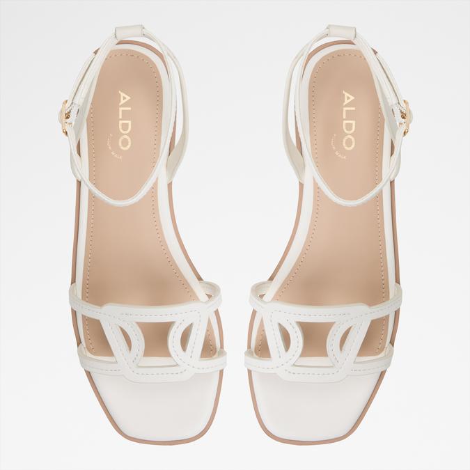 Greengrove-In Women's White Flat Sandals