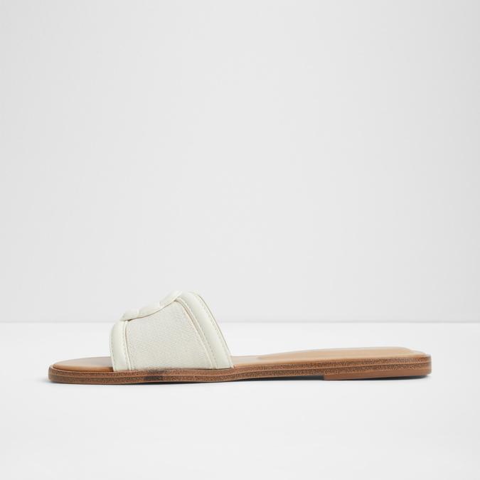 Liaudina-In Women's White Flat Sandals image number 3