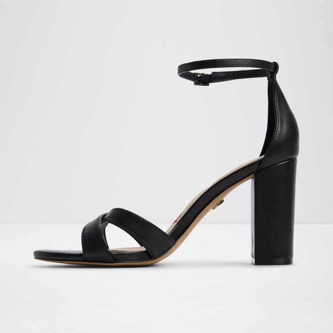 Melodie-In Women's Black Block Heel Sandals image number 3