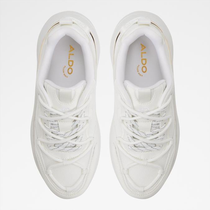 Andreea-In Women's White Sneaker Wedges