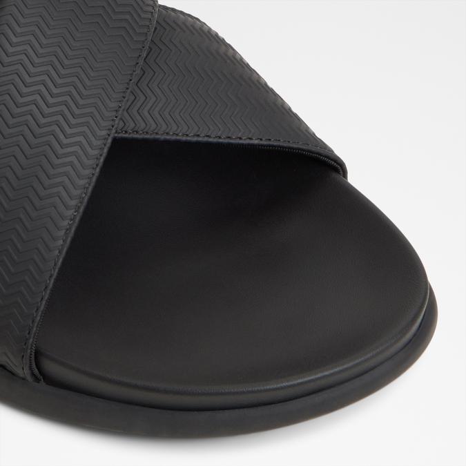 Kedona-In Men's Black Strap Sandals image number 5