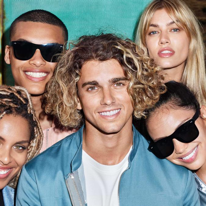 Variano Men's Black Sunglasses