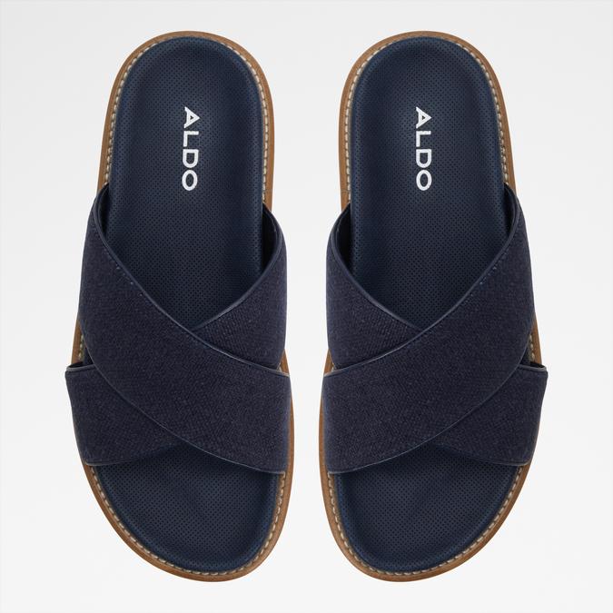 Marrina-In Men's Navy Strap Sandals
