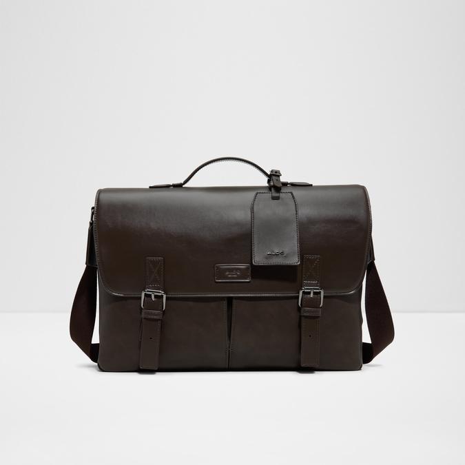 PRESCOT Medium Brown Men Messenger