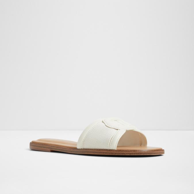 Liaudina-In Women's White Flat Sandals image number 4
