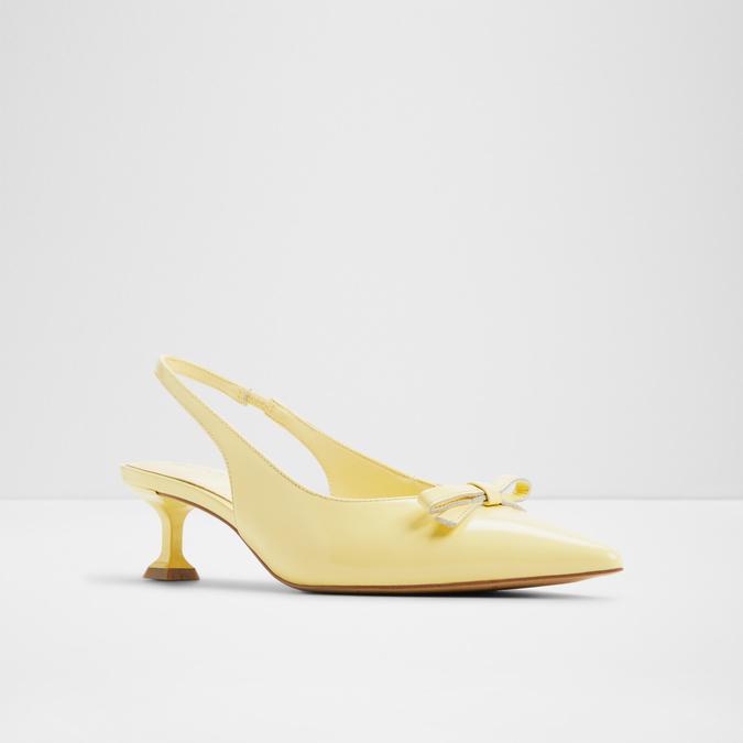 Luxuriant-In Women's Yellow Pumps image number 4