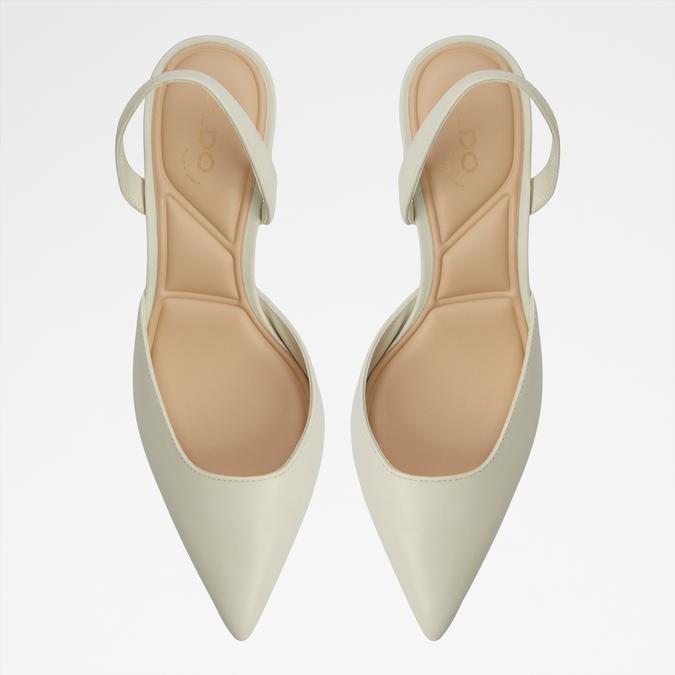 Olaeldan-In Women's White Block Heel Shoes