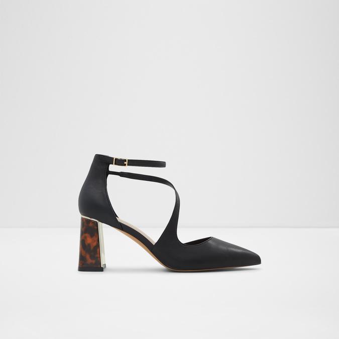 Annodar Women's Black Block Heel