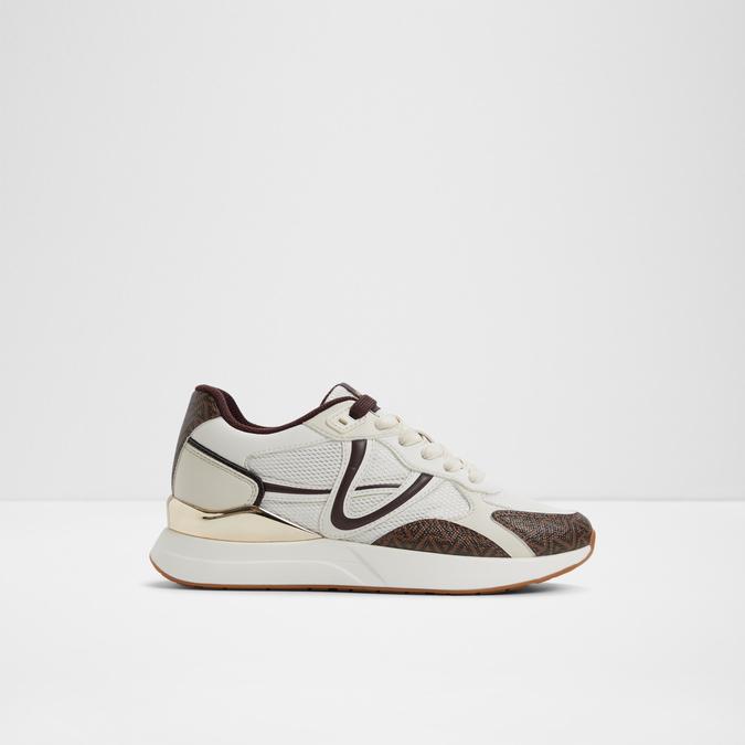 Astrayaa-In Women's Brown Sneaker Wedges