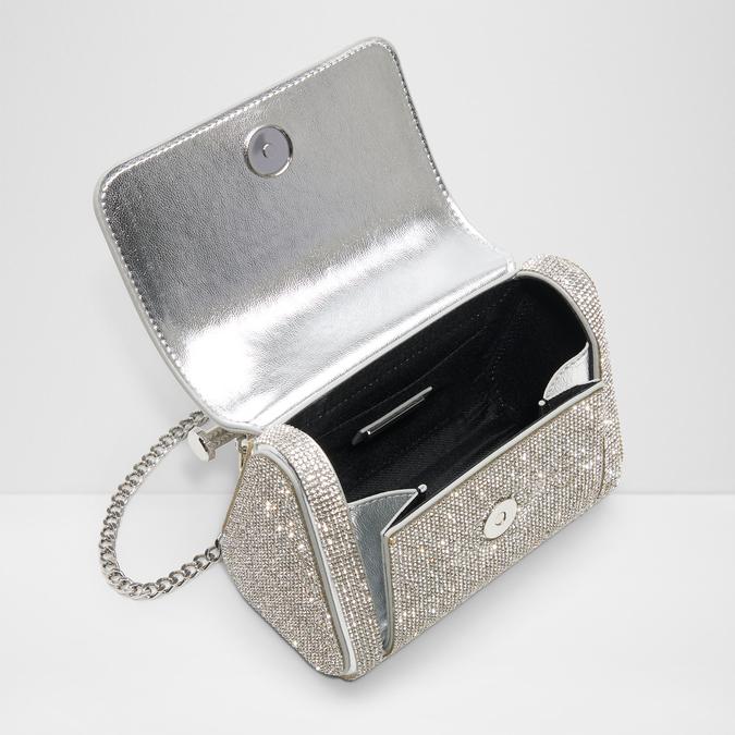 Blingchic Women's Silver Top Handle image number 2