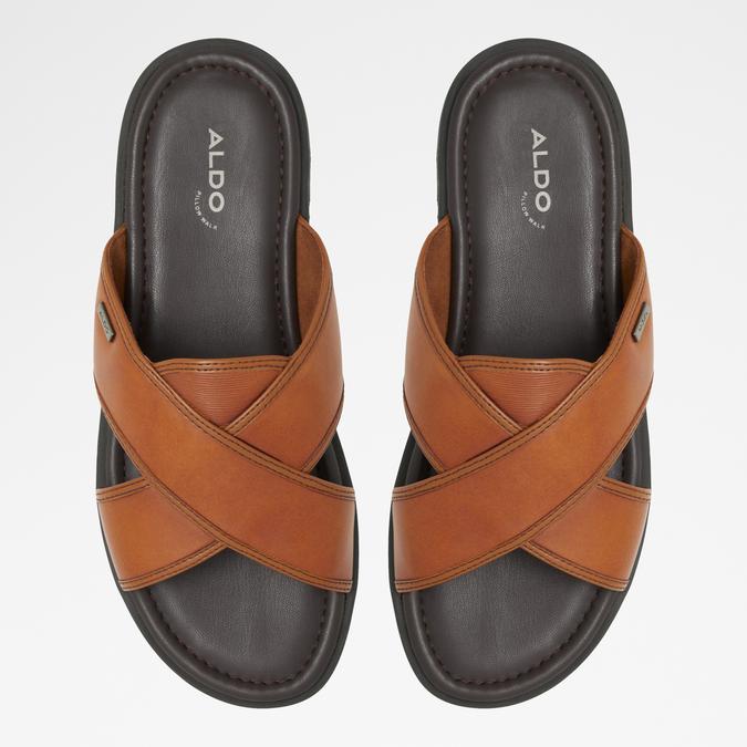 Olinoa-In Men's Cognac Strap Sandals