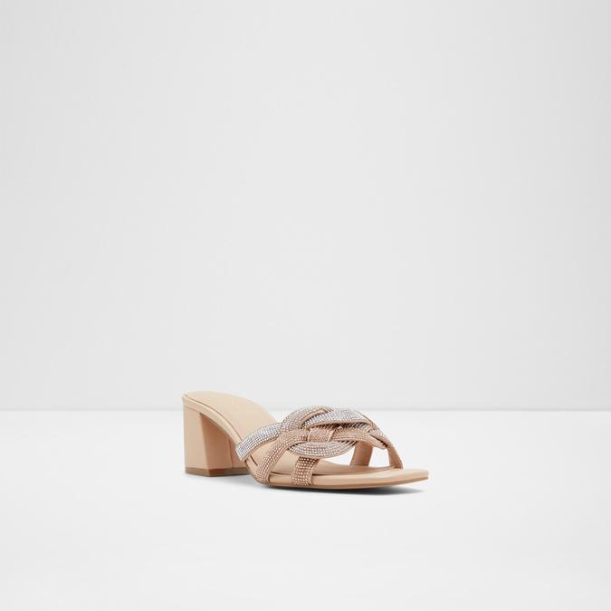 Grandly Women's Rose Gold Block Heel Sandal image number 4