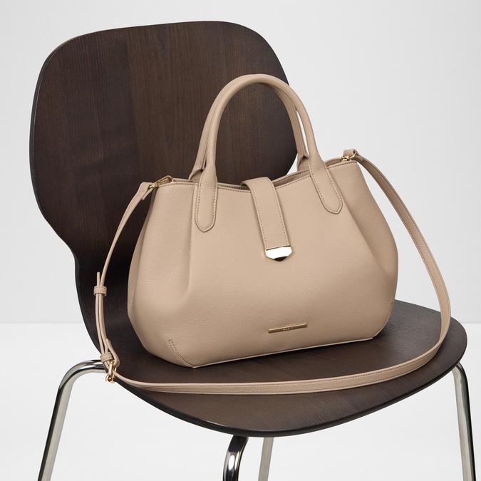 ABILASH Taupe Women Satchel image number 3
