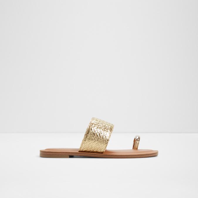 Beachwalk-In Women's Gold Flat Sandals