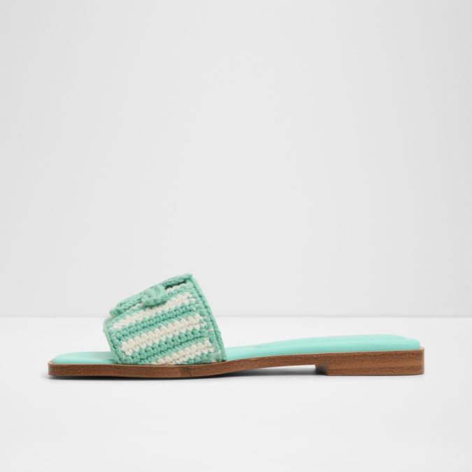 Sabbia-In Women's Green Flat Sandals image number 3