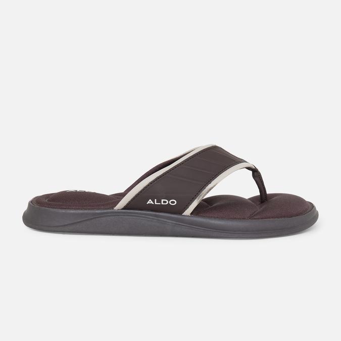 Rassen Men's Dark Brown Thong Sandals image number 2