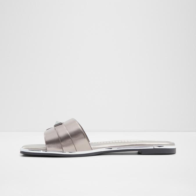 Darine Women's Grey Flat Sandals image number 3