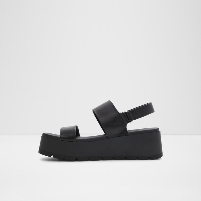 Thila-In Women's Black Wedges image number 3