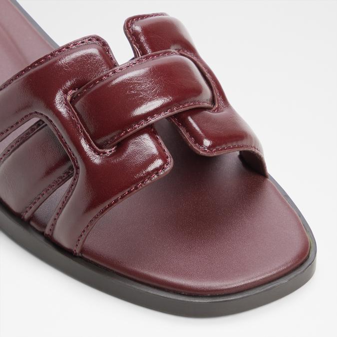 ELENARIAA-IN Dark Red Women Flat Sandals image number 4