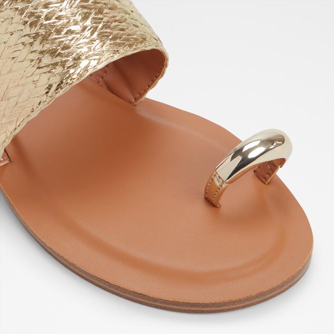 Beachwalk-In Women's Gold Flat Sandals image number 5