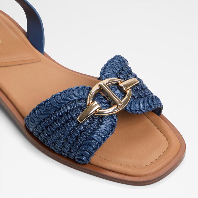 Goassi-In Women's Navy Flat Sandals image number 5