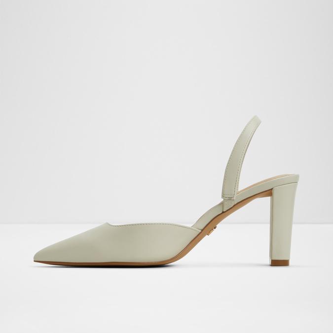 Olaeldan-In Women's White Block Heel Shoes image number 3