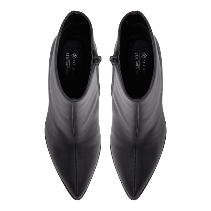 France Women's Black Ankle Boots