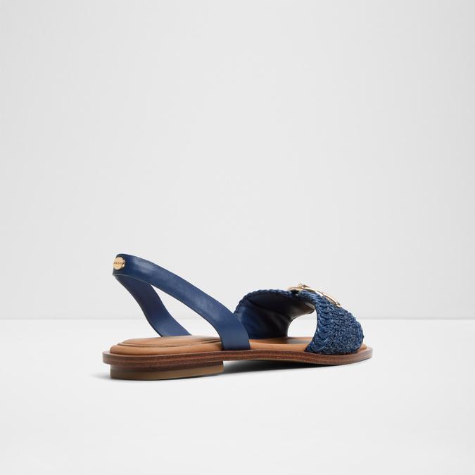 Goassi-In Women's Navy Flat Sandals image number 2
