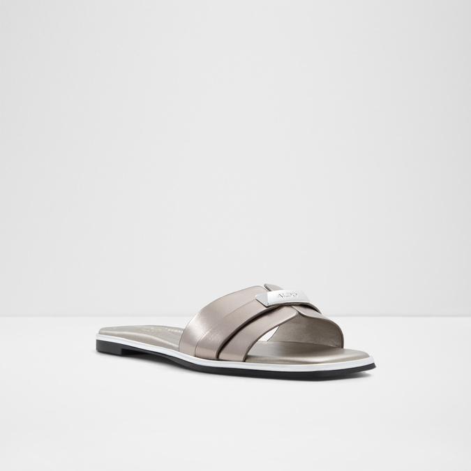 Darine Women's Grey Flat Sandals image number 4