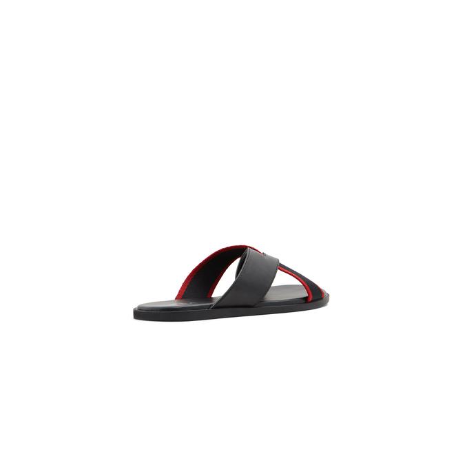 Sevoecien Men's Black Flat Sandals
