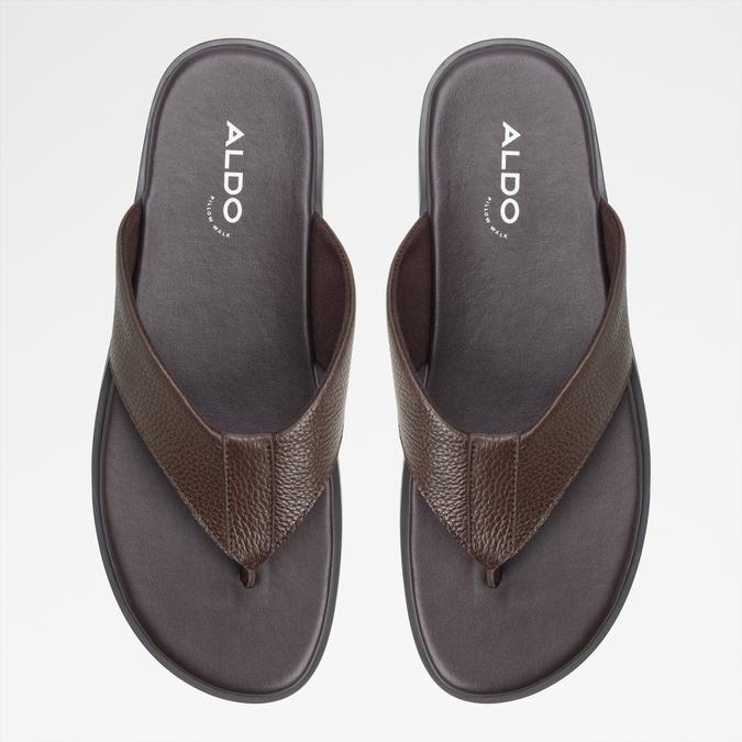 SERANOA-IN Brown Men Thong Sandals image number 5