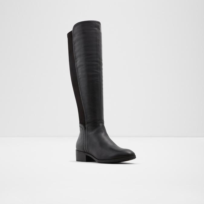 Gweacia Women's Black Knee Length Boots image number 3